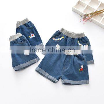 Wholesale summer cool jeans shorts for baby girls cute hot shorts