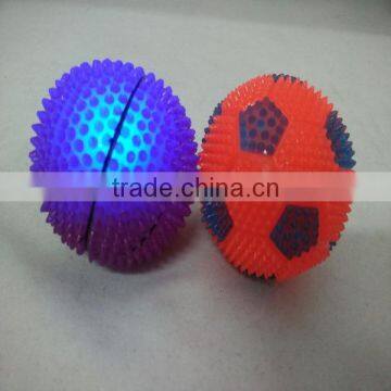 Cheap LED Rubber TPR flashing Massage Ball Bouncing Ball