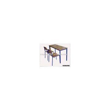 school desk and chair