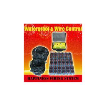 Waterproof 180 channels firing system+ wire control firing system+1 main machine+6 receivers + cables