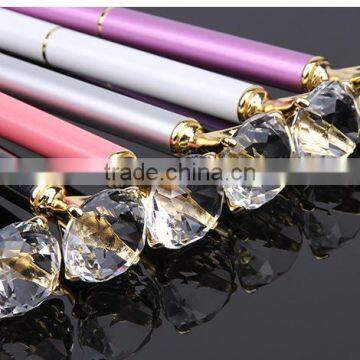 Hot Sale High Quality Ball Pen With Diamond on Top Metal Ballpoint Pen photo-2