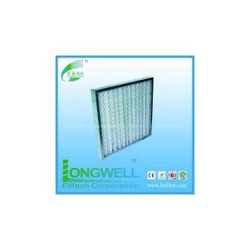 Metal frame pleated panel filters HVAC filters