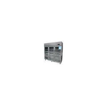 Economical Vertical Three Door Commercial Refrigerator Freezer R134a