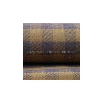 Checkerboard Design With Heather Look Brushed Fabric