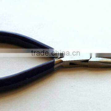 Bent nose jewelry pliers