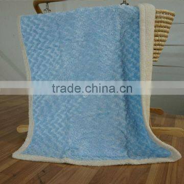 thicken double layer sherpa blanket
