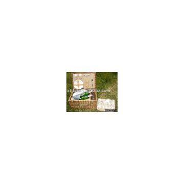 Picnic set, picnic basket, willow picnic basket, picnic hamper