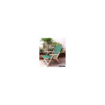 Wooden Beach Chair (With Armrest)
