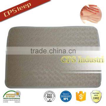 China 100 polyester green product anti-slip mat with 3d air mesh fabric