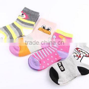 Autumn&winter High Quality 100%cotton Cartoon Cute Child Socks photo-3