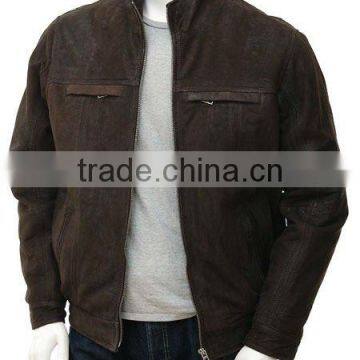 Men's Brown Nubuck Jacket