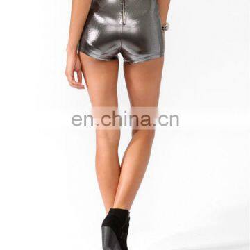 High-Waisted Metallic Shorts CSS0013 photo-4