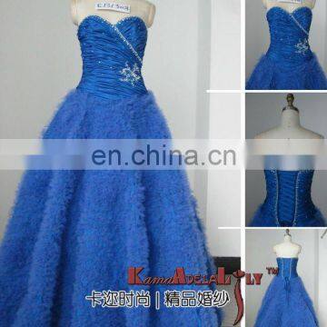 EB1308 Formal Best Design corset ruching Wedding dress brilliant Evening Dress