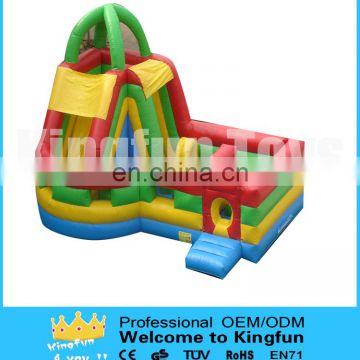 Entertainment inflatable bounce slide combo for kids