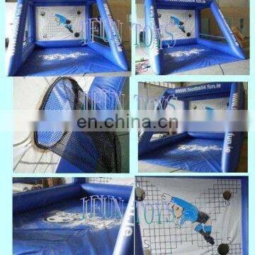 Blue Inflatable Soccer goal