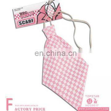 Custom polyester necktie men police pink scarf necktie wholesale