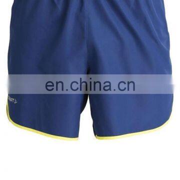 4 Stretch Deep Blue Elasticated Waistband Men Sports Trainning Shorts ,running Shorts photo-6