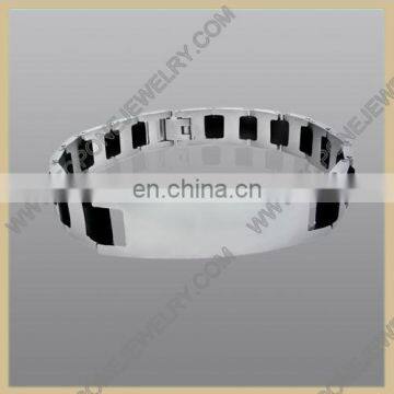 wholesale latest unique design bracelet stainless steel jewelry engravable bracelet