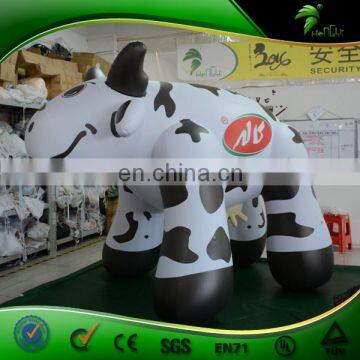 Excellent Design Giant Inflatable Parade Milk Cow , Inflatable Helium Advertising Bull Animals Model