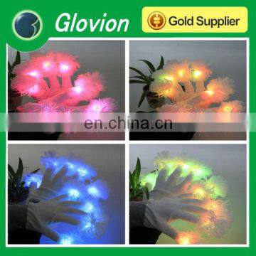 New arrival led gloves led finger light gloves led party gloves