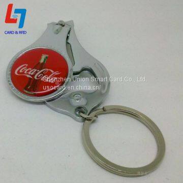 New Design and Good Quality Factory Direct Supplies Metal Epoxy Keyfob