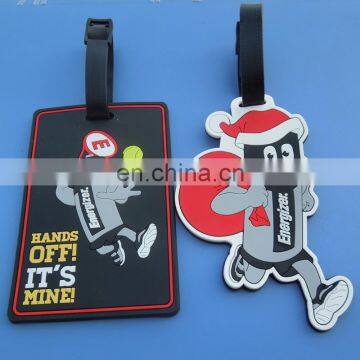 Bussiness card size luggage tag/standard size pvc luggage tag/durable plastic luggage tag