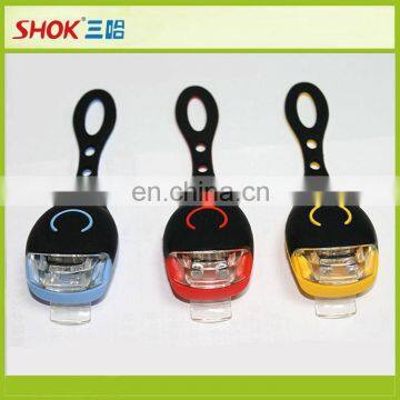 bicycle silicone led bike light/outdoor led bicycle light