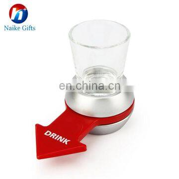 Table Party Funny Drinking Game Set Wine Glass Shot Spinner Drinking Game photo-3