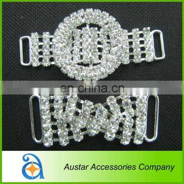 Diamante Clear Crystal Rhinestone Connector For Bikini/Swimwear