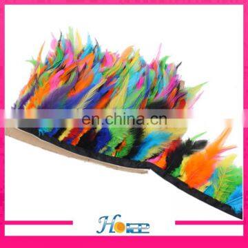 wholesale cheap feather trimming colorful feather fringe