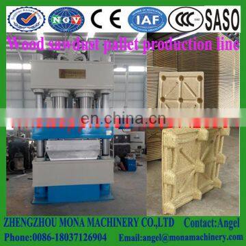 Automatic wooden pallet production line