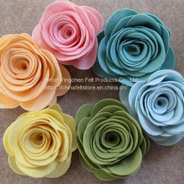 Promotional Beautiful Felt Flower Customer Design photo-2