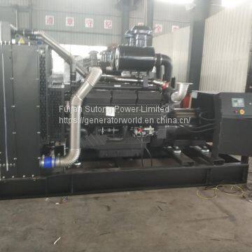 560kW SDEC Diesel Engine Generator With 1250A Change-Over Switch for Building Back-up Power Supply