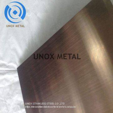 304  Ti-Gold Stainless Steel Sheets  Decorative Stainless Steel Plate Standard