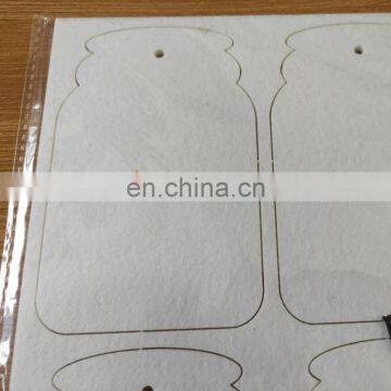 Customized Shape Car Air Freshener Blank Sheet photo-6