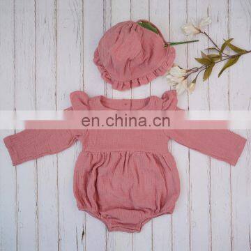2020 Ins Autumn Full Sleeves Ruffles Baby Girls Bodysuits