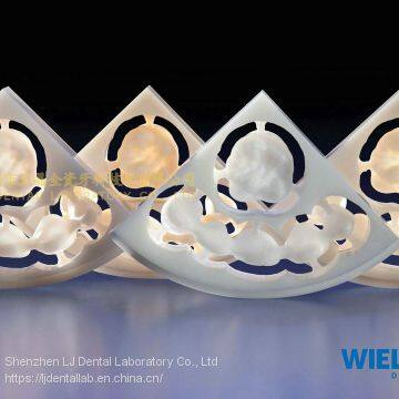 Wieland Zenostar Dental Crown, Solid Zirconia Bruxzir, Dental Teeth, Laboratoire Dentaire, Dentallabor, Laboratorio Dental, Dental Laboratory, Shenzhen LJ Dental Lab China photo-3