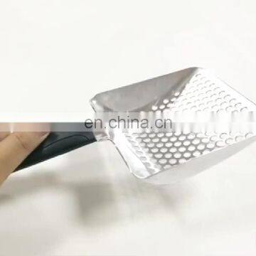 High quality pet cleaning tool cat litter scoop aluminum cat sand shovel