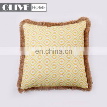 2018 Hot Selling Chair Office Car Outdoor Cushion Cover Decorative Cushions With Tassels Trimmings photo-5