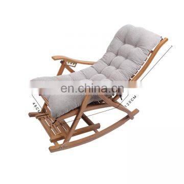 Custom Cotton Fabric Sun Lounguer Cushion Rocking Chair Outdoor Bench Garden Rattan Chair Wooden Sofa Cushion Pillow photo-7