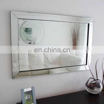 Polished edge 3mm 4mm 5mm 6mm safety silver mirror for gym wall