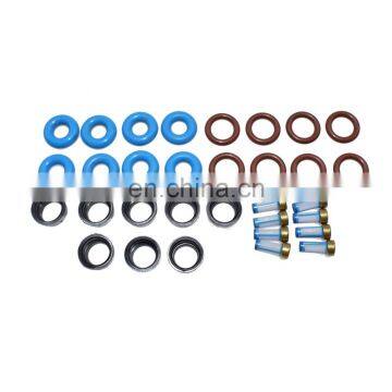 Hot Sale Fuel Injector Rebuild Kit O-rings Filters Pintle V8 For Chevy GMC 4.8 5.3L