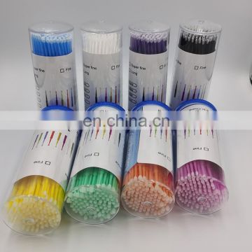 High quality eyelash micro brush applicator micro swab brushes