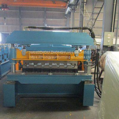 Automatic Color Steel Floor Deck Making Roll Forming Machine Metal Floor Decking Making Machine