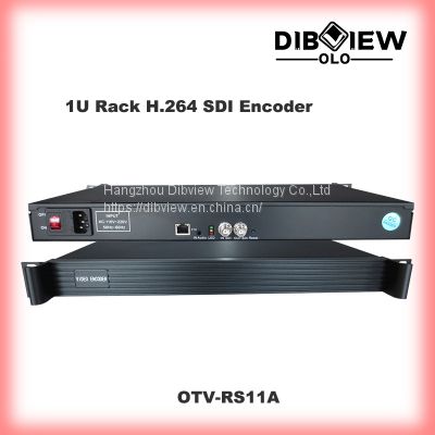 1U Rack H.264 SDI Video Streaming SRT HTTP RTMPs Facebook Live IPTV HD Encoder