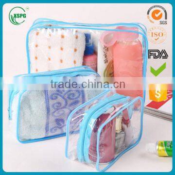 High quality and hot sale Clear PVC Cosmetic Bag, PVC blanket bag, Foldable PVC Zipper Bag                        
                                                Quality Choice