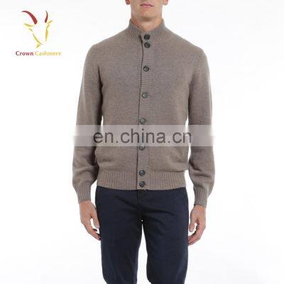 mock turtleneck Cardigan Winter,Wool Chunky Cardigan For Men