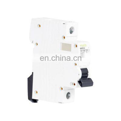 Safe material Matis MM50H-1P 1-63A 380V 50/60hz mcb intelligent electrical miniature circuit breaker