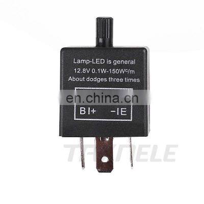 DC 12V Moto LED Turn Signal Flasher Relay Three Gear Frequency Motorcycle Adjustable Speed Flash Relay Accessaries CF13 photo-4