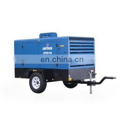 Liutech LUY150-15A mobile diesel screw compressor 530cfm for 90mm hole drilling